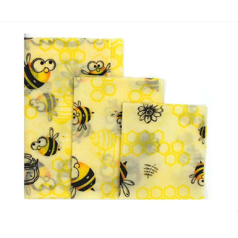 Eco-Friendly Beeswax Wrap Set – Reusable & Sustainable