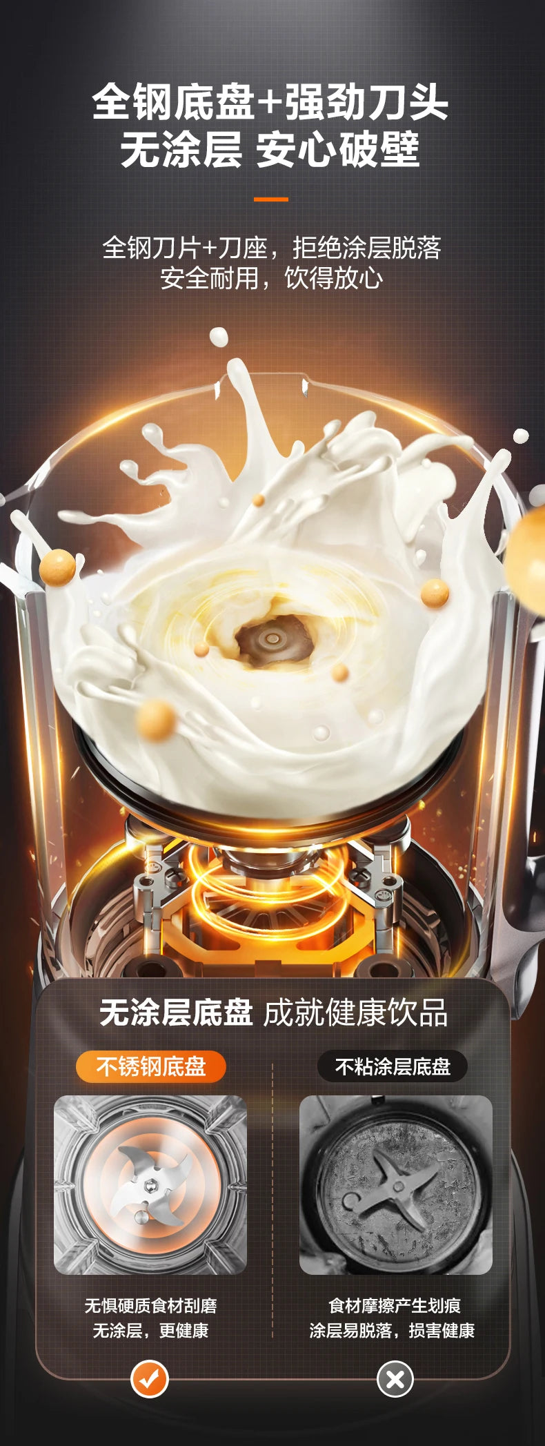 SUPOR 220V High-Speed Multifunctional Blender – 1.75L Soya Milk, Juice, and Cooking Machine
