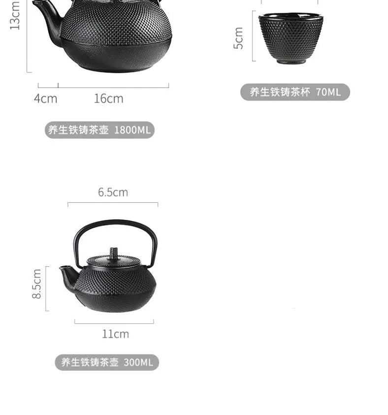 Japanese Cast Iron Teapot – Retro Puer Tea Kettle