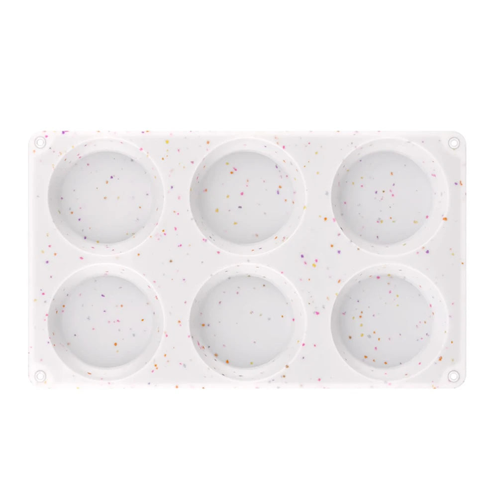 6-Cup Silicone Muffin Baking Pan – Heat-Resistant Nonstick Cupcake Mold