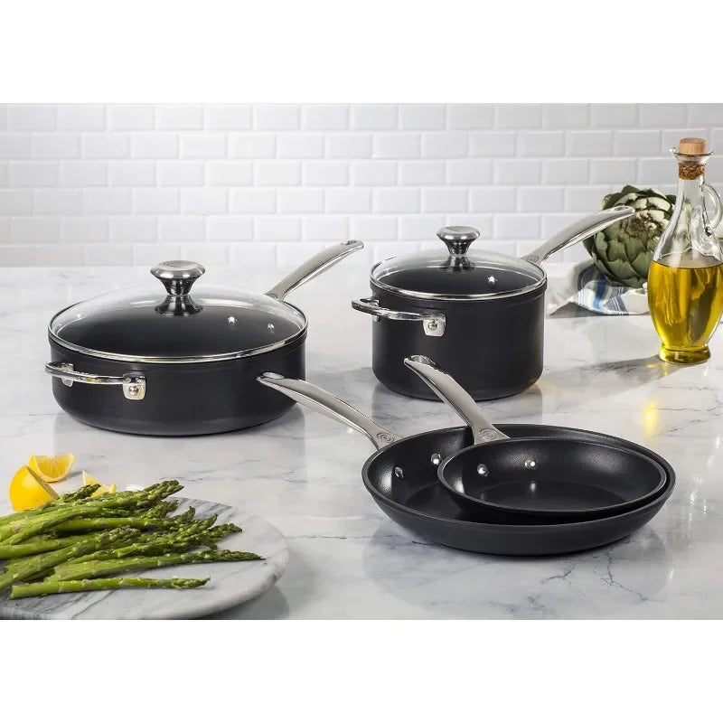 6 Piece Le Creuset Toughened Nonstick PRO Cookware Set