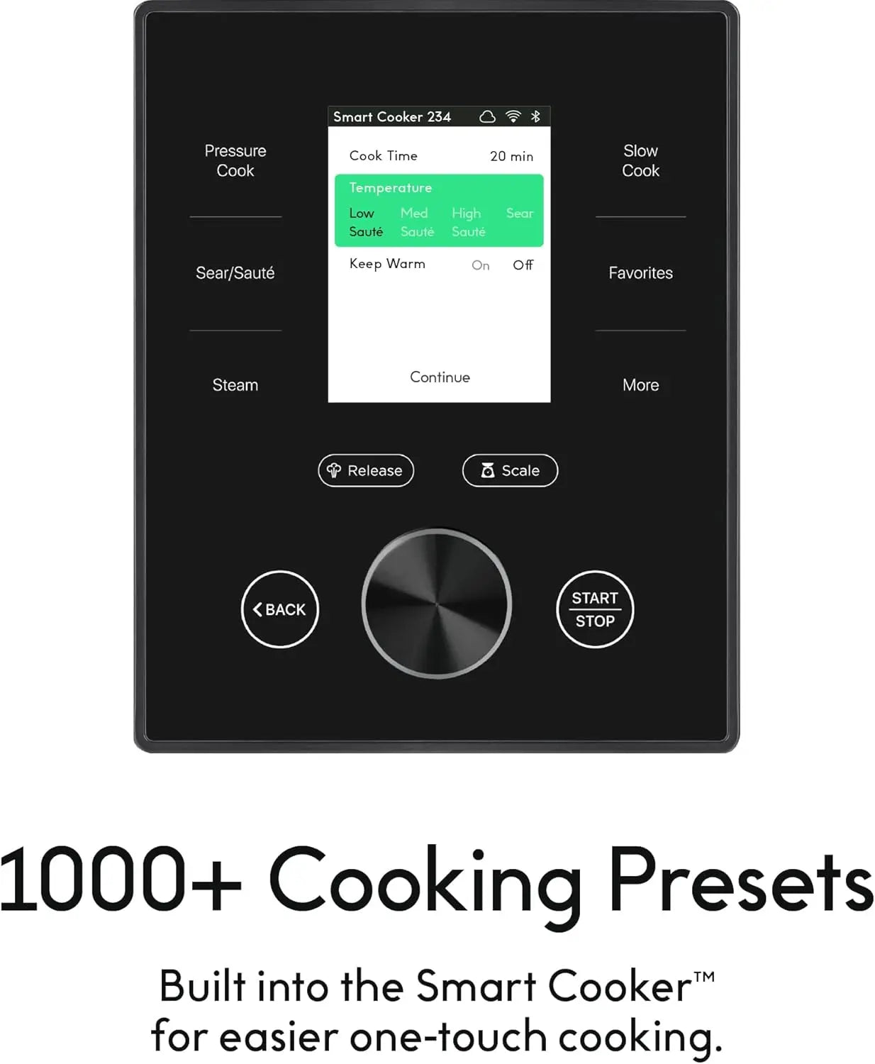Smart Pressure Cooker with Built-in Scale – 10-in-1 Cooking Functions, 18 Advanced Features, and App Integration