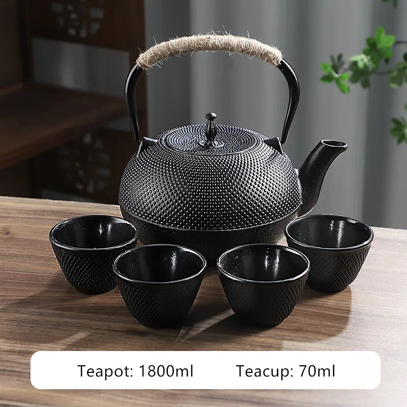 Japanese Cast Iron Teapot – Retro Puer Tea Kettle