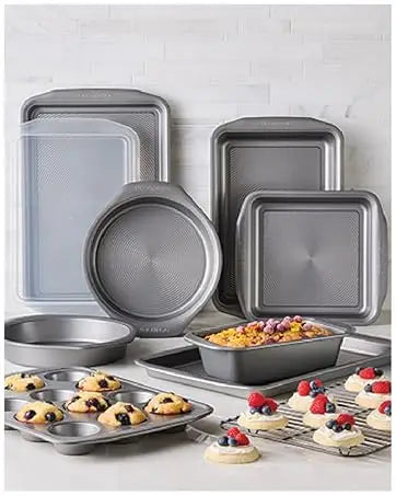 9-Piece Nonstick Induction Cookware Set with Scratch Defense Technology