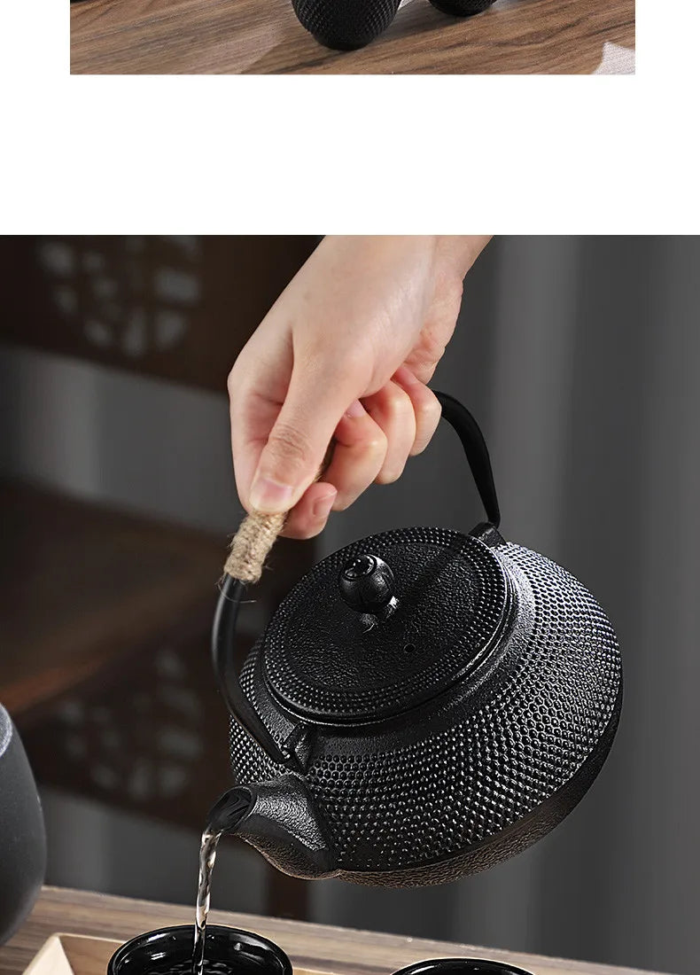 Japanese Cast Iron Teapot – Retro Puer Tea Kettle