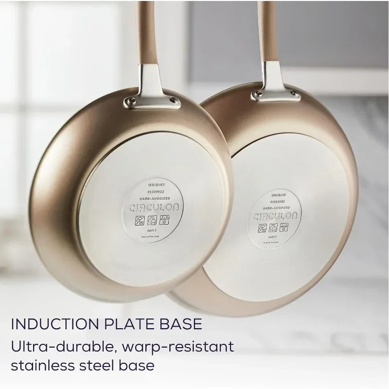 Circulon 12-Piece Hard-Anodized Nonstick Cookware Set