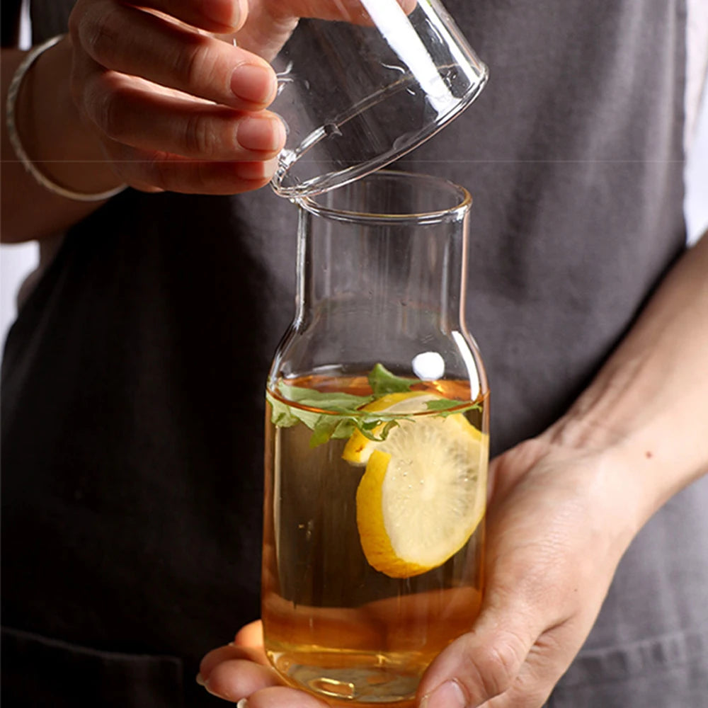 Glass Water Carafe & Kettle Set – For Hot & Cold Drinks