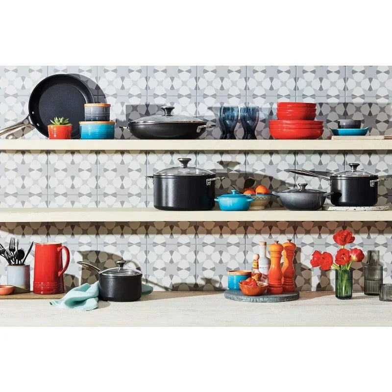 6 Piece Le Creuset Toughened Nonstick PRO Cookware Set