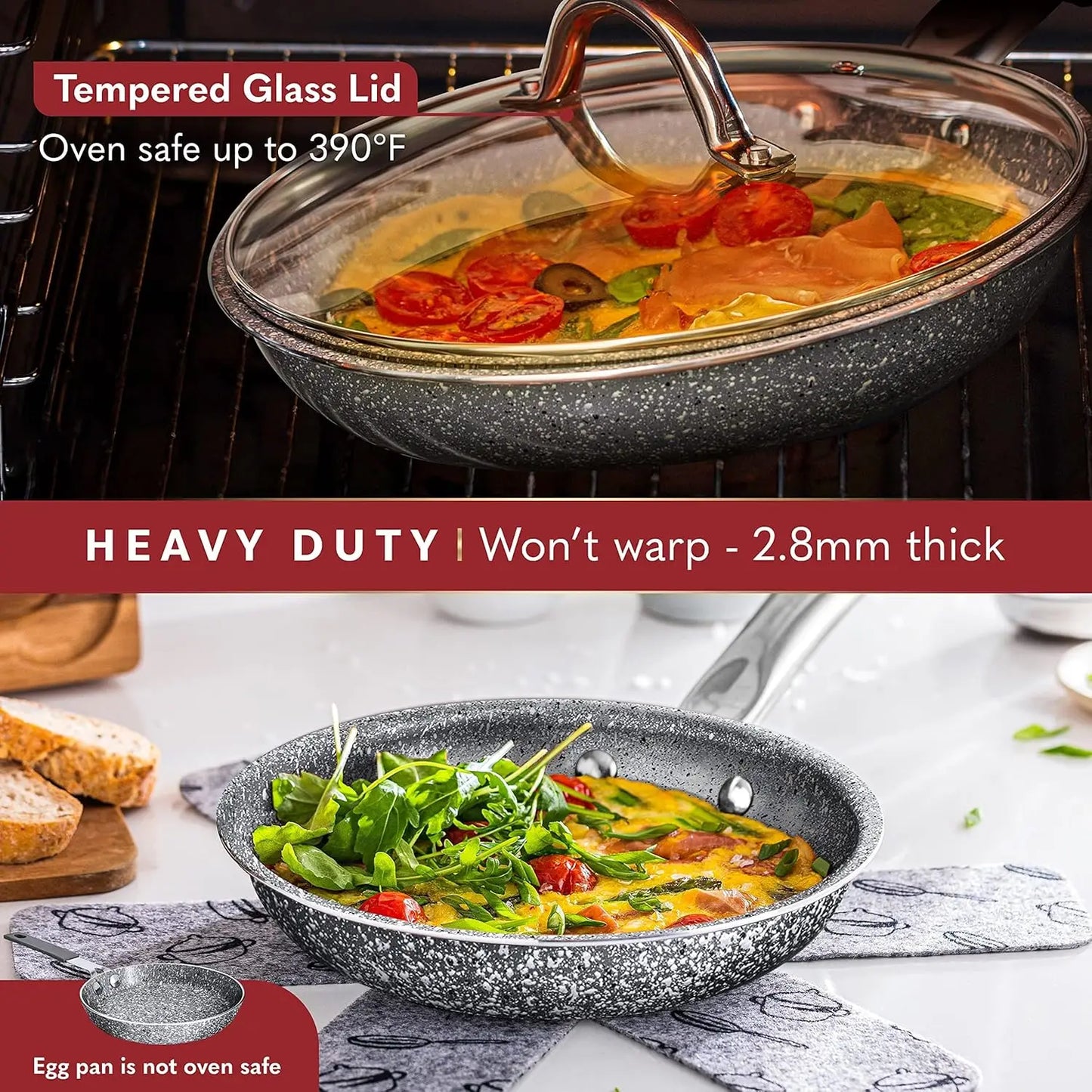 Home Hero 23-Piece Non-Stick Cookware Set – Induction Compatible