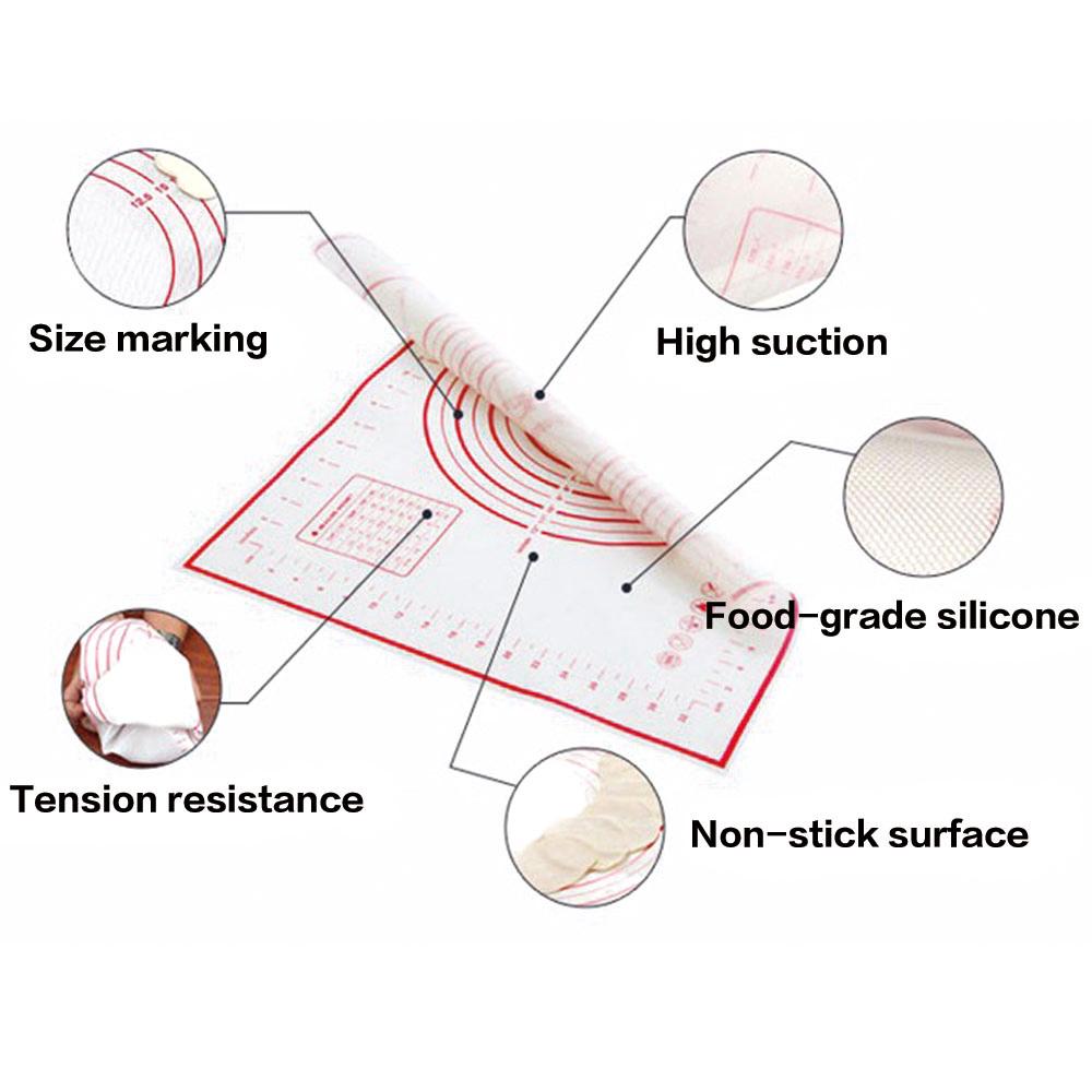 Non-Stick Silicone Baking Mat – Pastry Kneading Liner