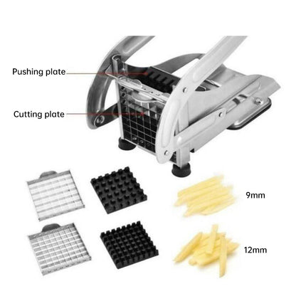 Manual Potato & Cucumber Chip Cutter – Vegetable Slicer and Shredder for Perfect Chips and Strips