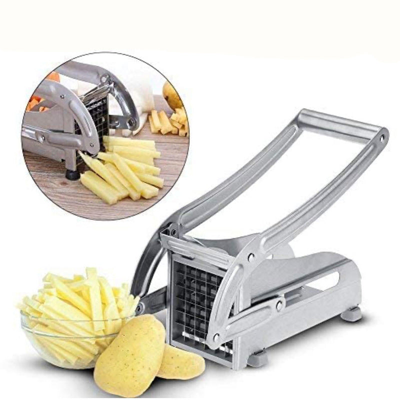 Manual Potato & Cucumber Chip Cutter – Vegetable Slicer and Shredder for Perfect Chips and Strips