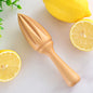 Handcrafted Beech Wood Lemon Juicer – Manual Citrus Squeezer for Fresh Juices