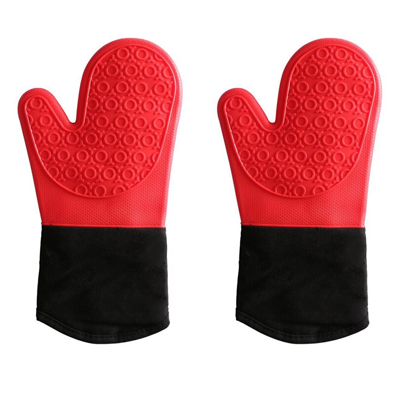 Non-Slip Silicone Oven Mitts – Heat-Resistant Kitchen Gloves