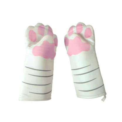 Cute Cat Claw Oven Gloves – Pure Cotton