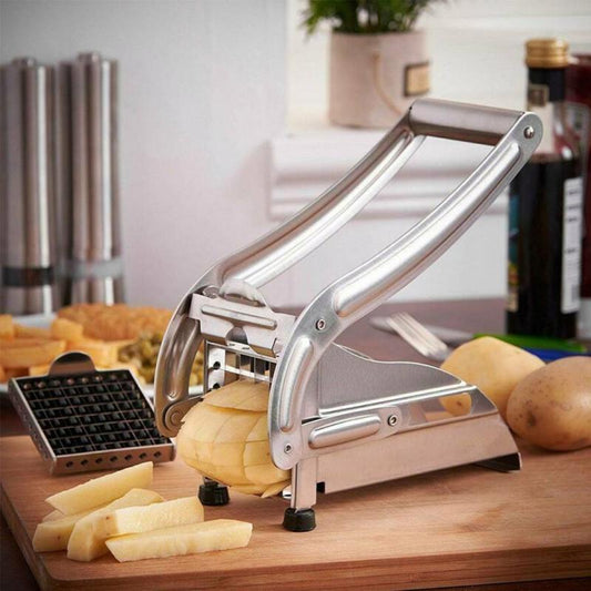 Manual Potato & Cucumber Chip Cutter – Vegetable Slicer and Shredder for Perfect Chips and Strips