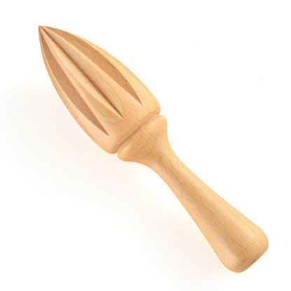 Handcrafted Beech Wood Lemon Juicer – Manual Citrus Squeezer for Fresh Juices