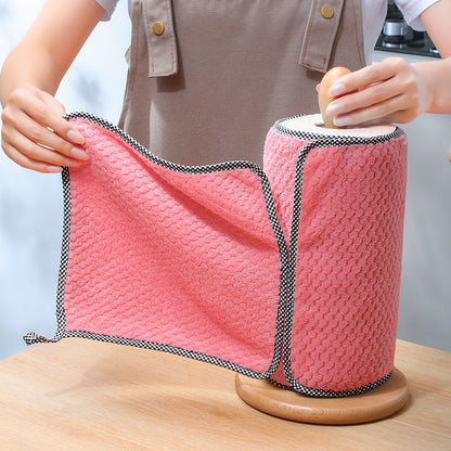 Absorbent Kitchen Dish Towels – Non-Stick, Thickened Cleaning Cloths