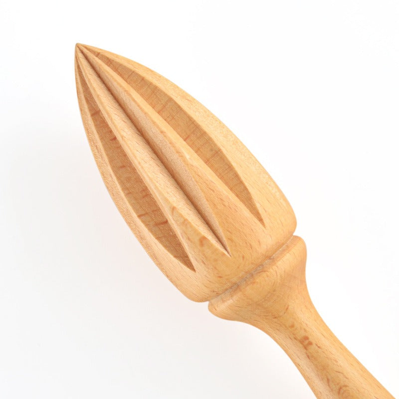 Handcrafted Beech Wood Lemon Juicer – Manual Citrus Squeezer for Fresh Juices