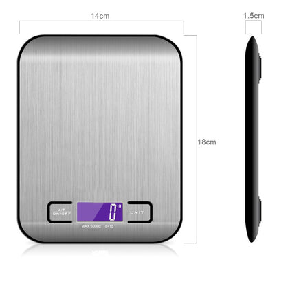 Digital Kitchen Scale – 5kg/1g Precision with Multiple Units