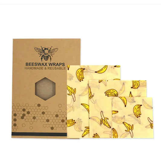 Eco-Friendly Beeswax Wrap Set – Organic, Reusable Food Wraps for Sustainable Kitchen Storage