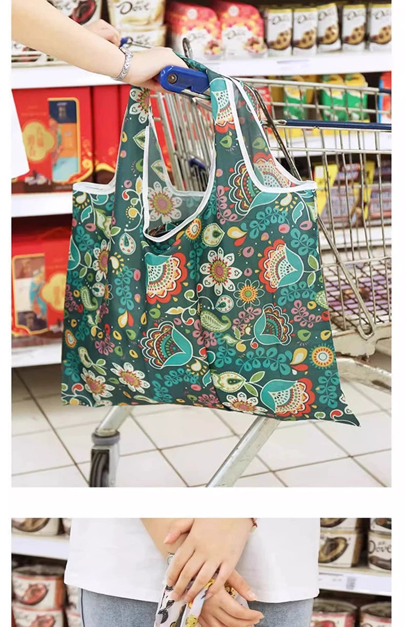 Foldable Waterproof Grocery Bag – Durable, Portable, and Eco-Friendly