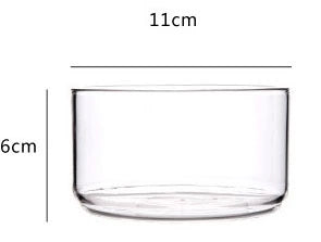 INS Heat-Resistant Glass Dustproof Bowls – Borosilicate Glass Storage