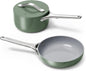 Caraway Mini Cookware Set with Storage Rack