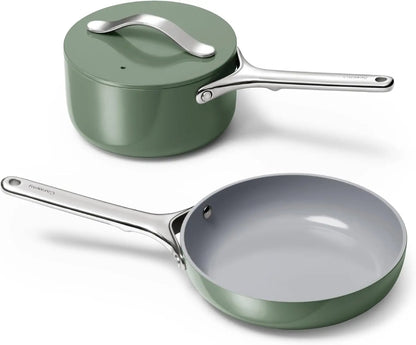 Caraway Mini Cookware Set with Storage Rack
