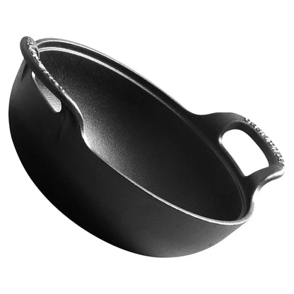 Non-Stick Cast Iron Cooking Pot – No Coating Stew Pot for Cooking and Simmering