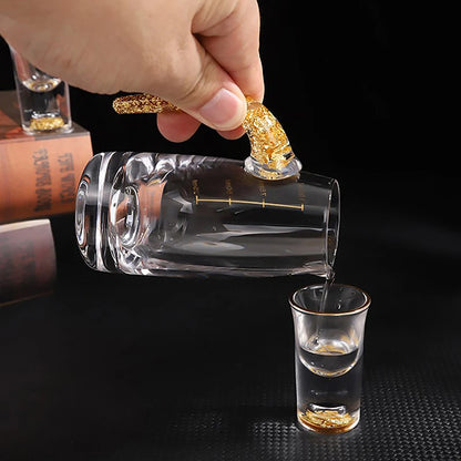 Luxury Crystal Glass Vodka Glass – Elegant Sake & Shochu Glass