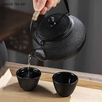 Japanese Cast Iron Teapot – Retro Outdoor Tea Cooker and Special Puer Teaware Teakettle