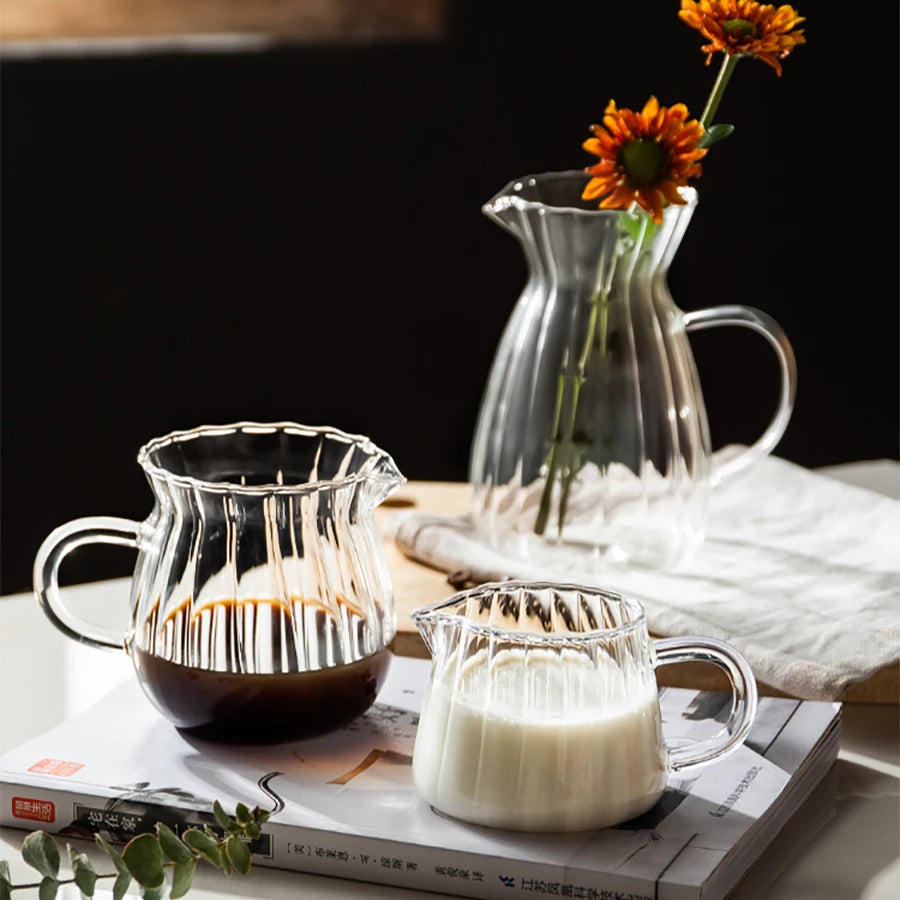 Nordic Glass Coffee & Milk Jug