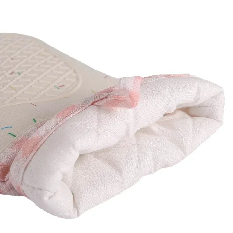 Heat-Resistant Silicone Oven Gloves – Anti-Scalding Baking Mitt