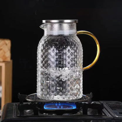 Large Heat-Resistant Glass Teapot