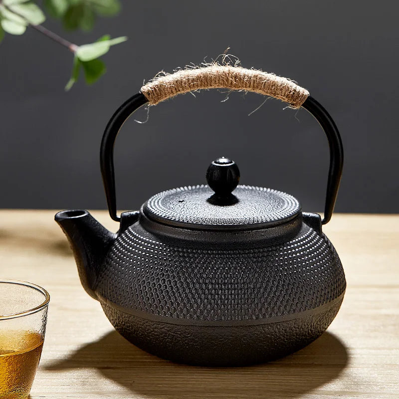 Japanese Cast Iron Teapot – Retro Outdoor Tea Cooker and Special Puer Teaware Teakettle