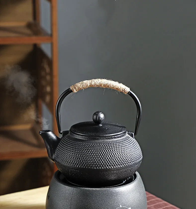 Japanese Cast Iron Teapot – Retro Outdoor Tea Cooker and Special Puer Teaware Teakettle