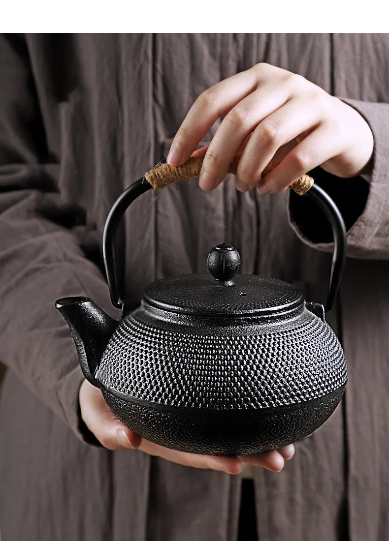 Japanese Cast Iron Teapot – Retro Outdoor Tea Cooker and Special Puer Teaware Teakettle