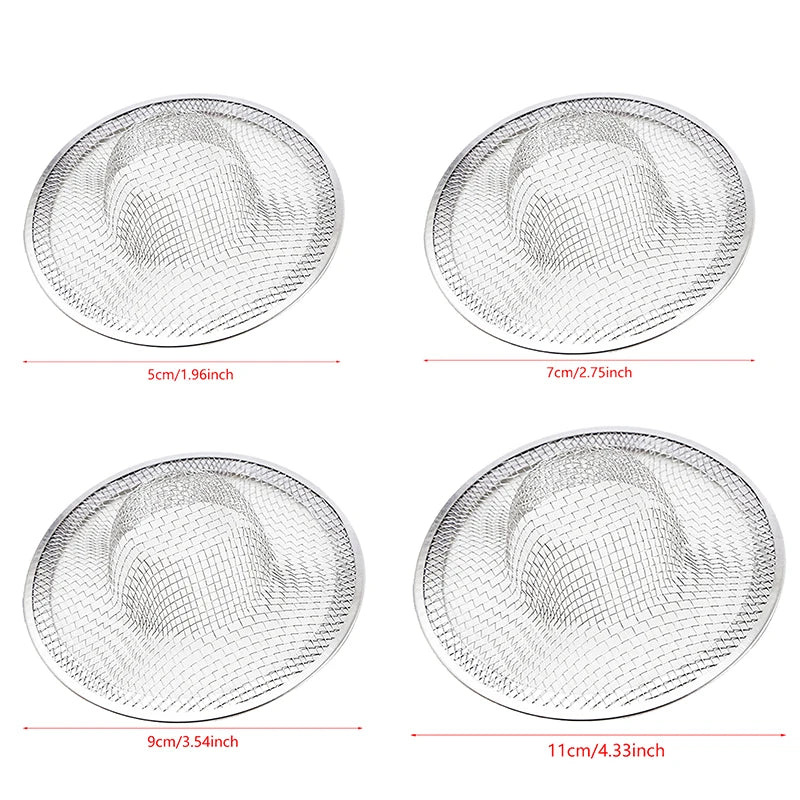 2pcs Stainless Steel Sink & Drain Strainers