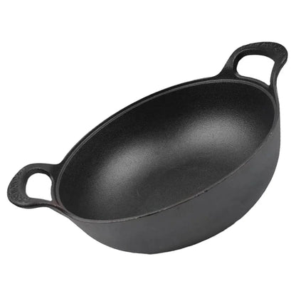 Non-Stick Cast Iron Cooking Pot – No Coating Stew Pot for Cooking and Simmering