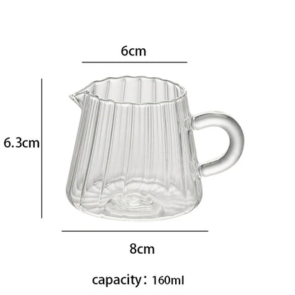 Nordic Glass Coffee & Milk Jug