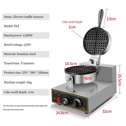 Professional Electric Waffle Maker – Model F64