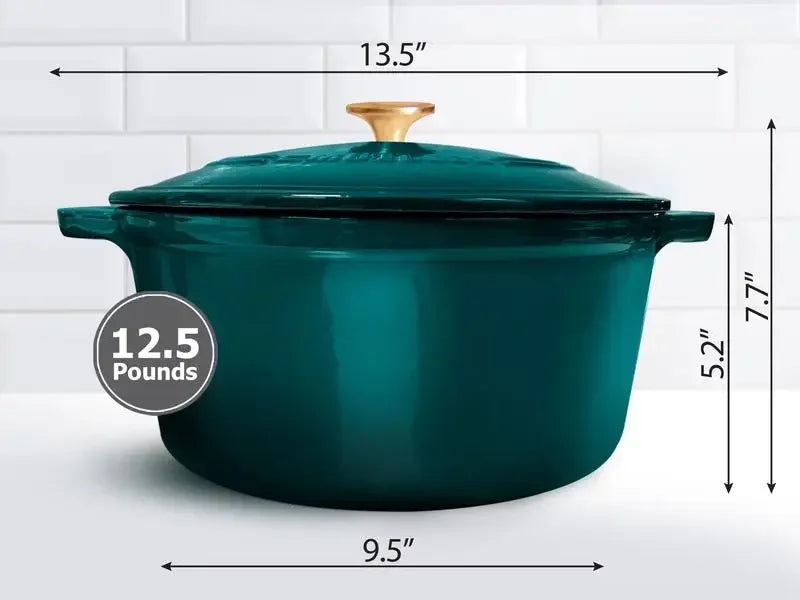 Mueller DuraCast 6-Quart Enameled Cast Iron Dutch Oven