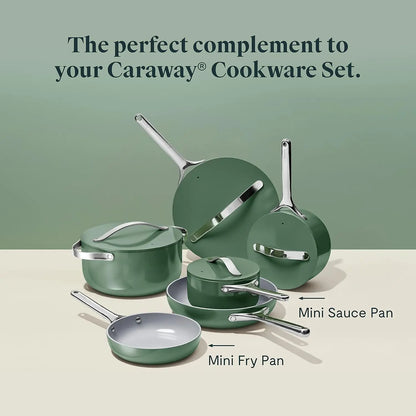 Caraway Mini Cookware Set with Storage Rack