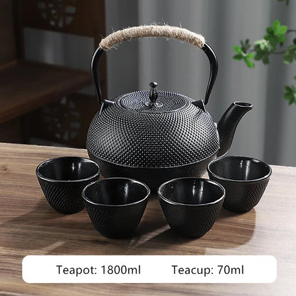 Japanese Cast Iron Teapot – Retro Outdoor Tea Cooker and Special Puer Teaware Teakettle