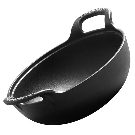 Non-Stick Cast Iron Cooking Pot – No Coating Stew Pot for Cooking and Simmering