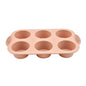 6-Cup Round Silicone Muffin Mold Cup Baking Tools