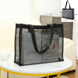 Mesh Grocery Storage Bag – Durable Transparent Reusable Handbag for Kitchen, Produce, and Grocery Shopping