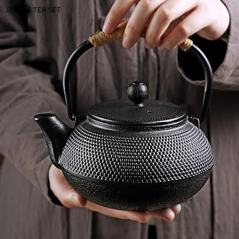 Japanese Cast Iron Teapot – Retro Outdoor Tea Cooker and Special Puer Teaware Teakettle