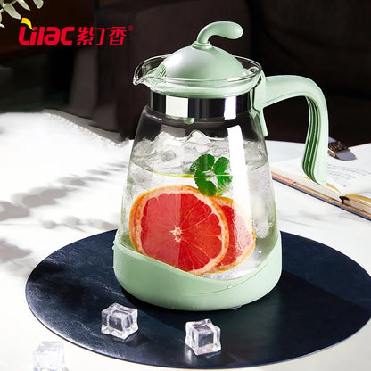 Lilac Glass Water Kettle – 2400ml Capacity